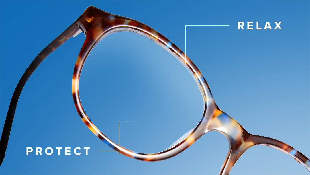 Eyeglasses - relax and protect